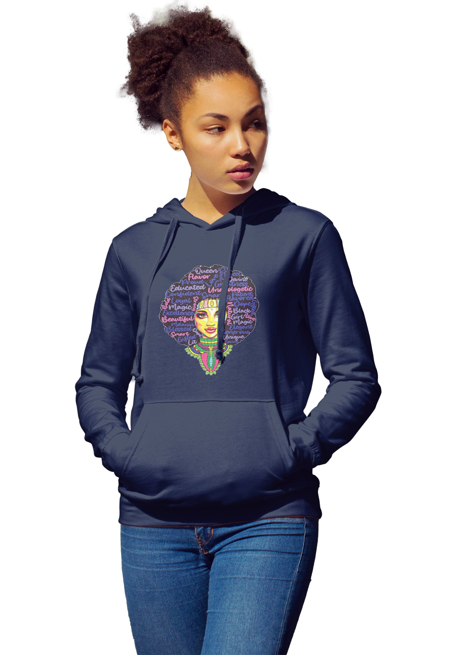 Black Women Empowerment (Words of Strength) Hoodie