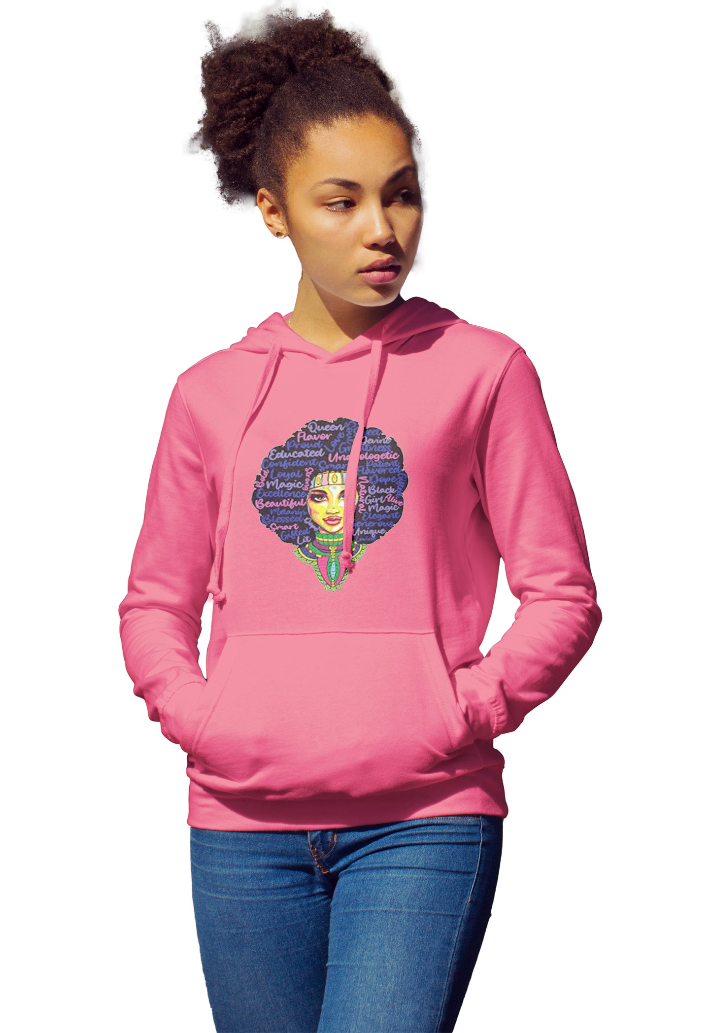 Black Women Empowerment (Words of Strength) Hoodie