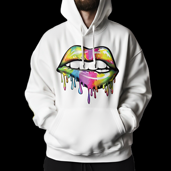 Dripping Colorful Smile Hoodie