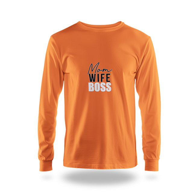 "Mom. Wife. Boss." T-Shirt