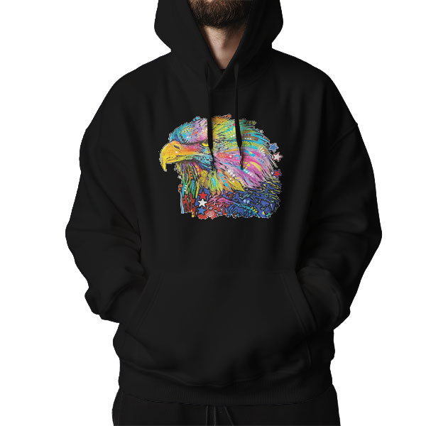 Colorful Majestic Bald Eagle Hoodie