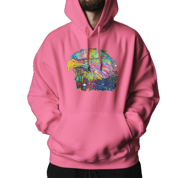 Colorful Majestic Bald Eagle Hoodie