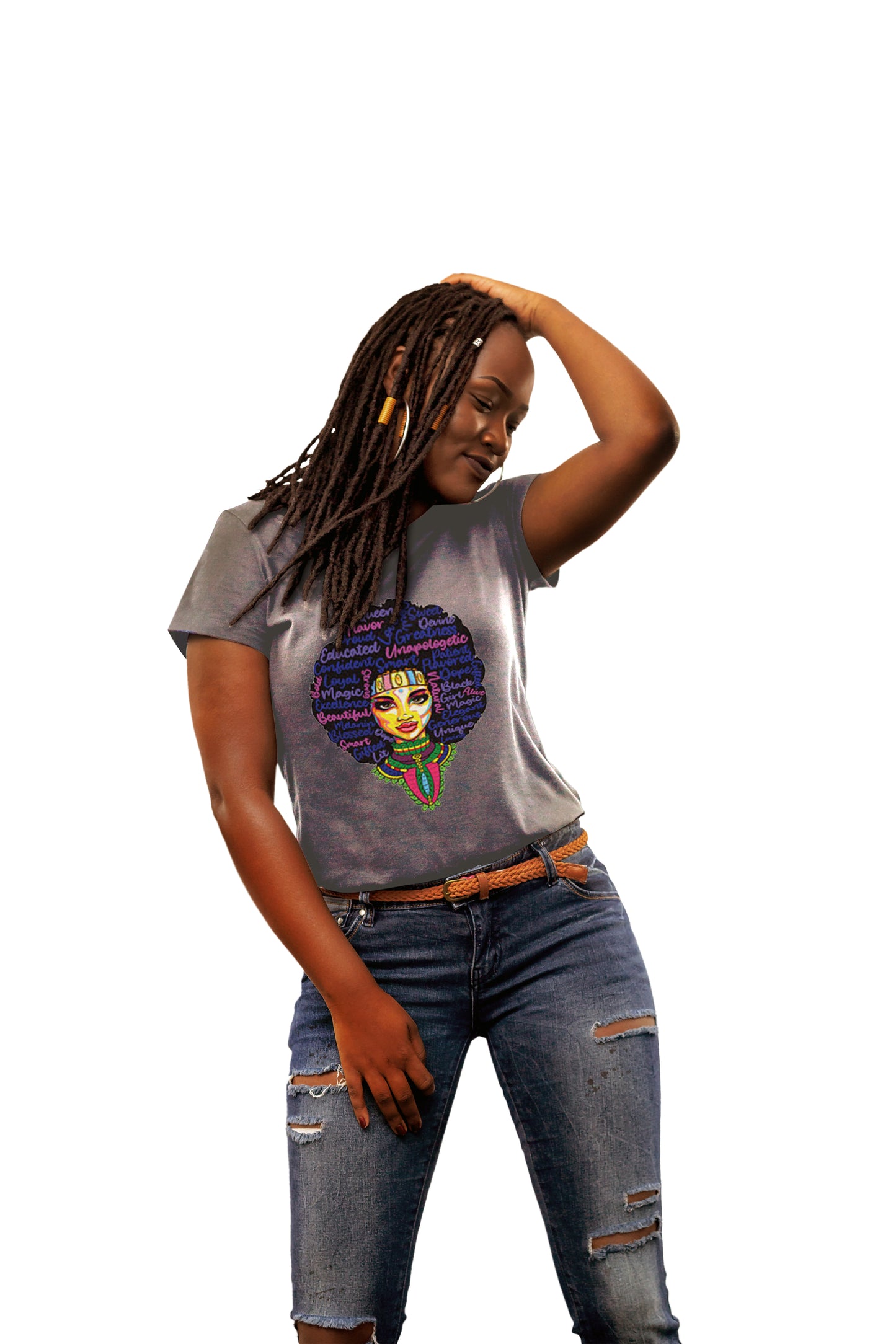 Black Women Empowerment (Words of Strength) T-shirt