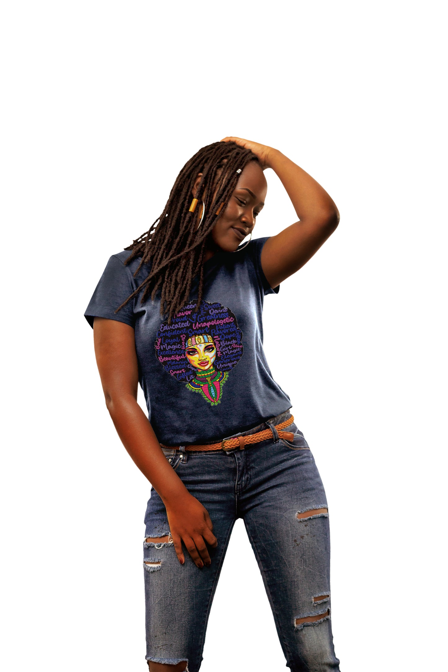 Black Women Empowerment (Words of Strength) T-shirt