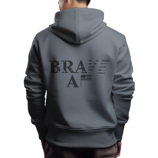 Brave AF Hoodie - Back Design