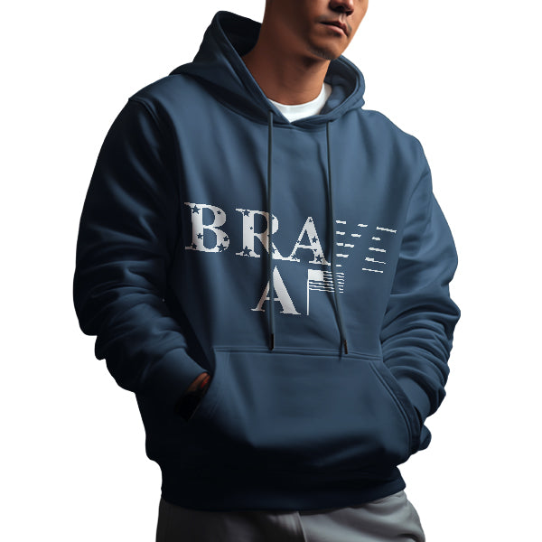 Brave AF Hoodie  - Front Design