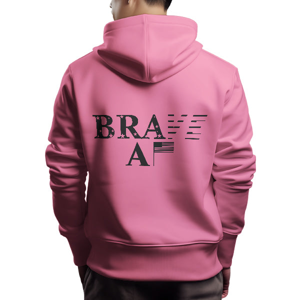 Brave AF Hoodie - Back Design