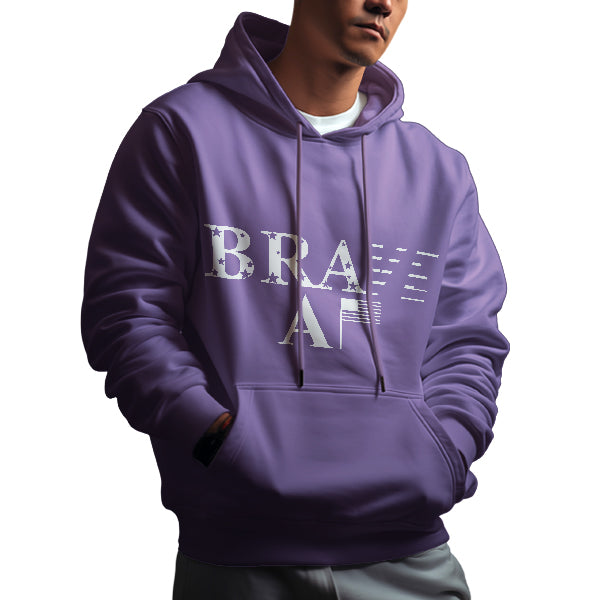 Brave AF Hoodie  - Front Design