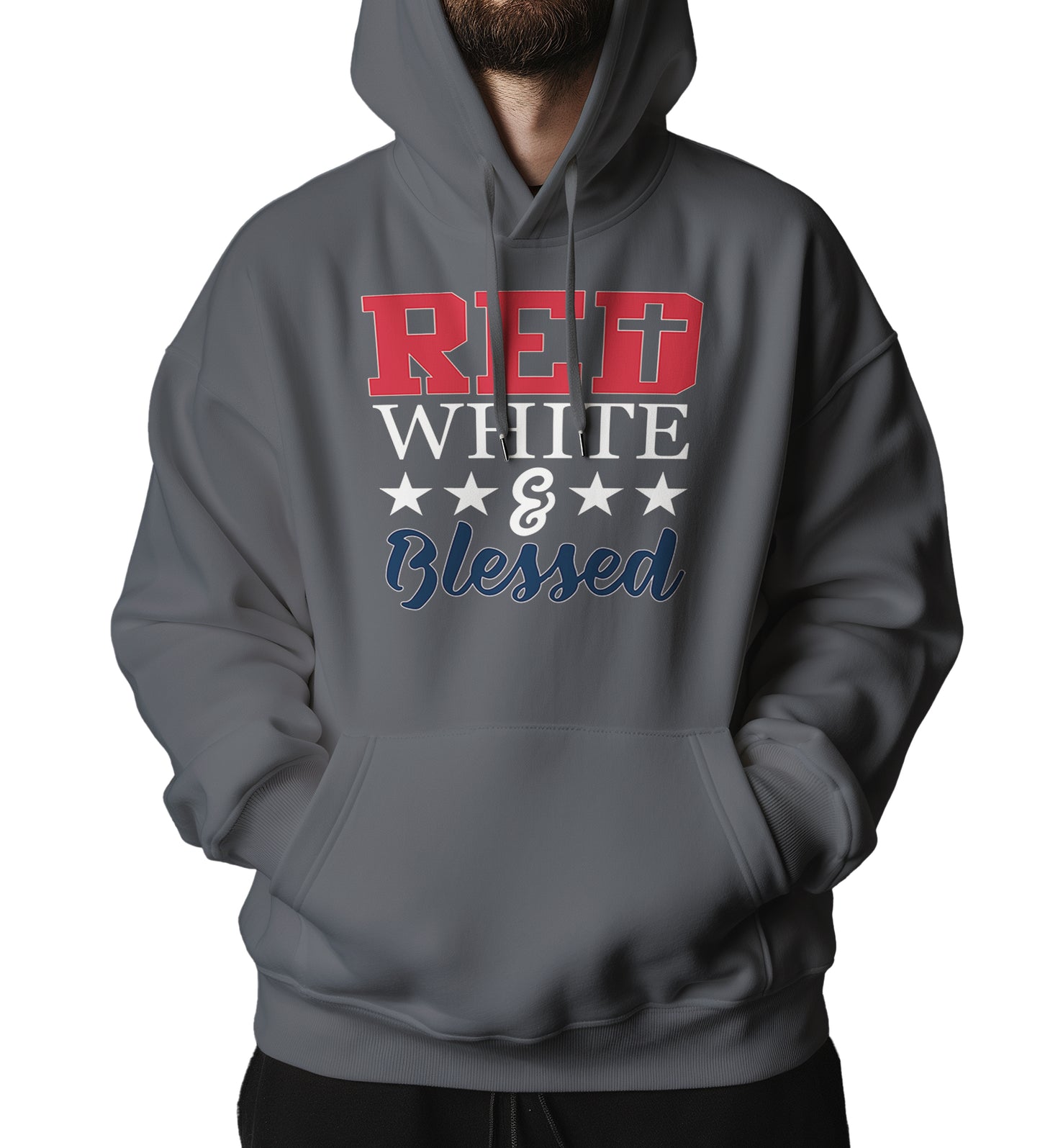 Red, White & Blessed Hoodie