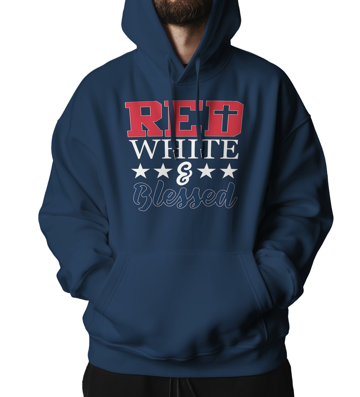 Red, White & Blessed Hoodie