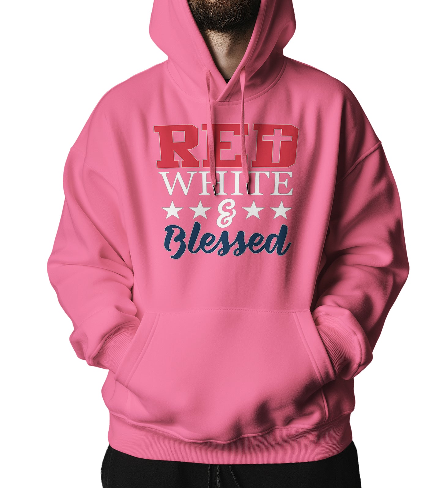 Red, White & Blessed Hoodie