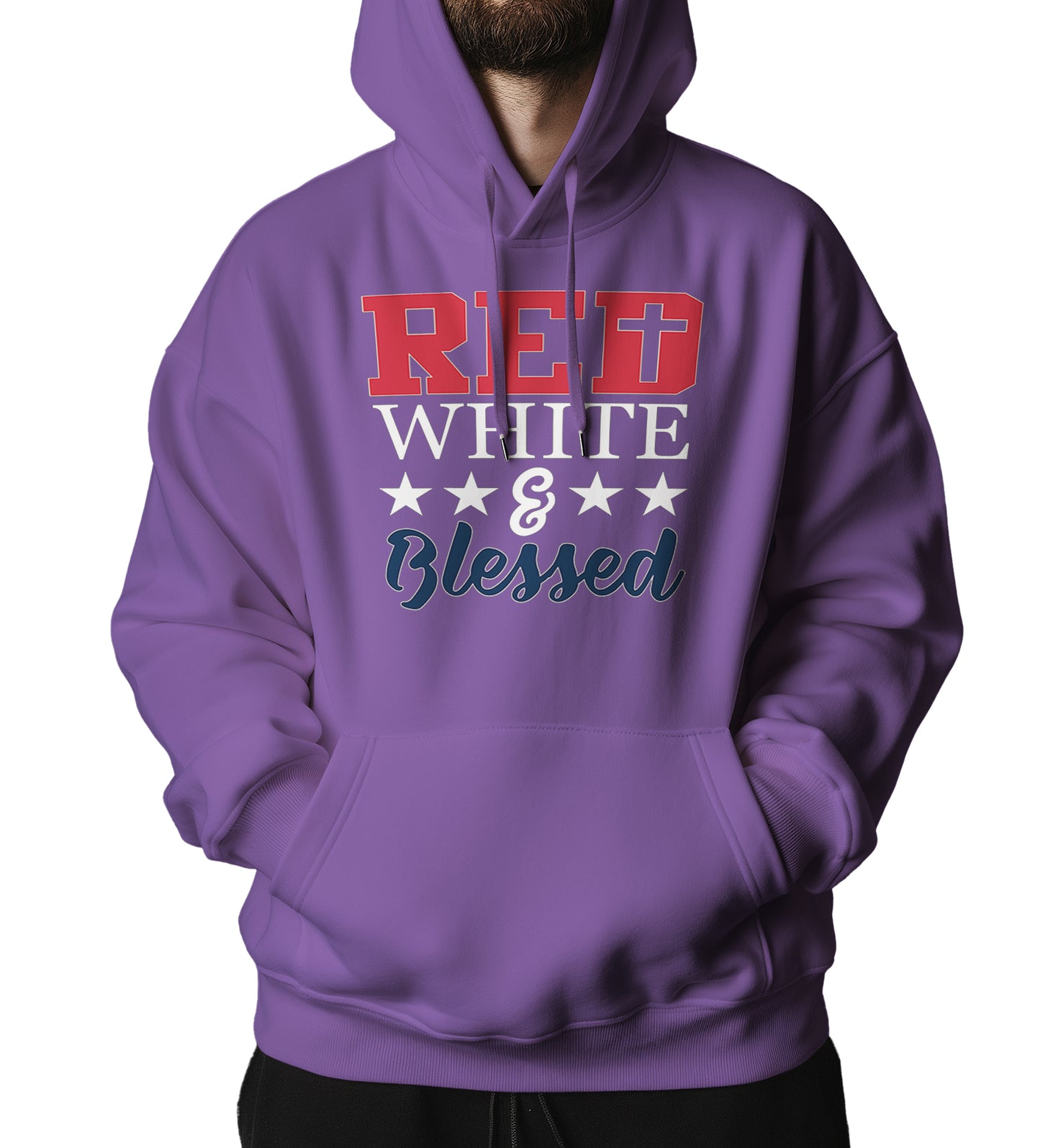 Red, White & Blessed Hoodie